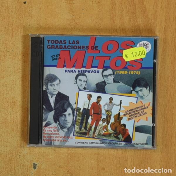 CDs de m&uacute;sica: LOS MITOS - TODAS LAS GRABACIONES DE LOS MITOS PARA HISPAVOX 1968-1975 - 2 CD