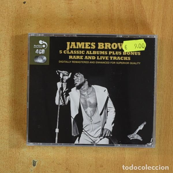 CDs de m&uacute;sica: JAMES BROWN - 5 CLASSIC ALBUMS PLUS BONUS RARE AND LIVE TRACKS - 4 CD