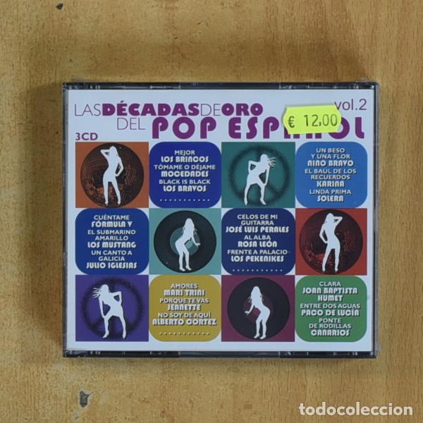 CDs de m&uacute;sica: VARIOS - LAS DECADAS DE ORO DEL POP ESPANOL VOL 2 - 3 CD