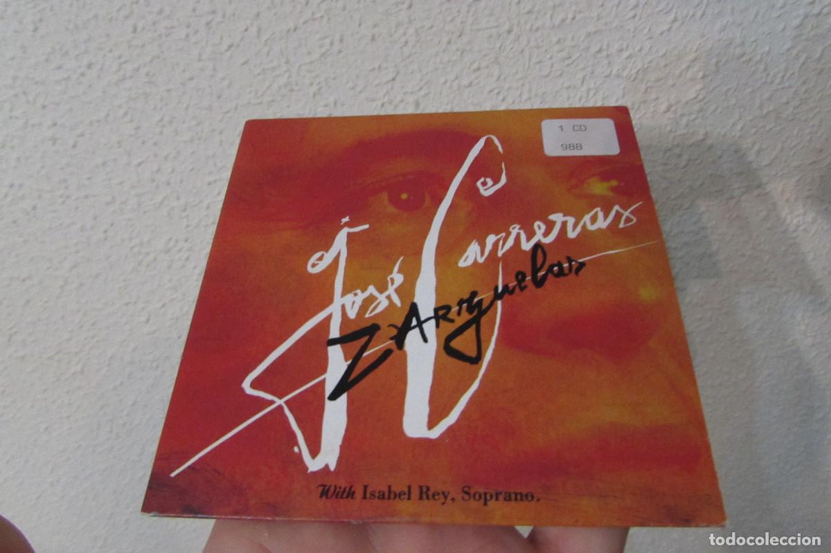 CDs de m&uacute;sica: JOSE CARRERAS. ZARZUELAS 4 TEMAS