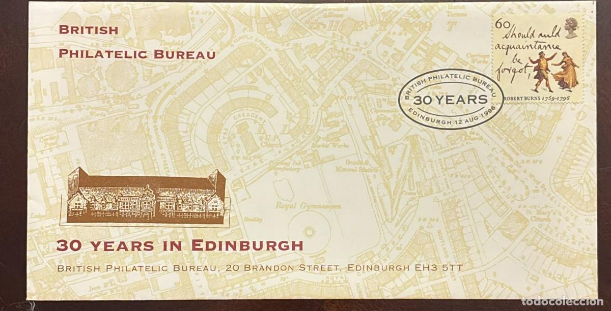 CDs de m&uacute;sica: TS) 1996 SCOTLAND, COVER CIRCULATED IN EDINBURGH,BICENTENARY OF THE DEATH OF THE SCOTTISH POET ROBER