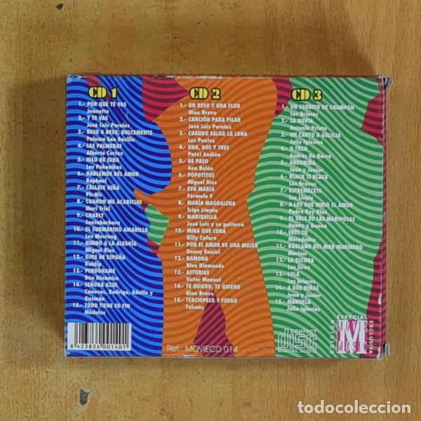 CDs de m&uacute;sica: VARIOS - NUESTRAS CANCIONES DE LOS 60S Y 70S - 3 CD - Foto 2