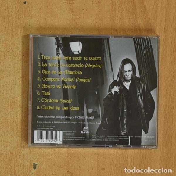 CDs de m&uacute;sica: VICENTE AMIGO - CIUDAD DE LAS IDEAS - CD - Foto 2
