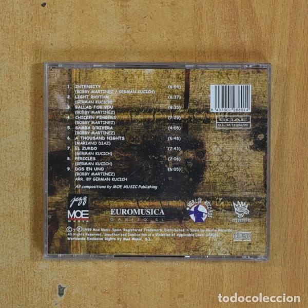 CDs de m&uacute;sica: BOBBY MARTINEZ - INTENSITY - CD - Foto 2