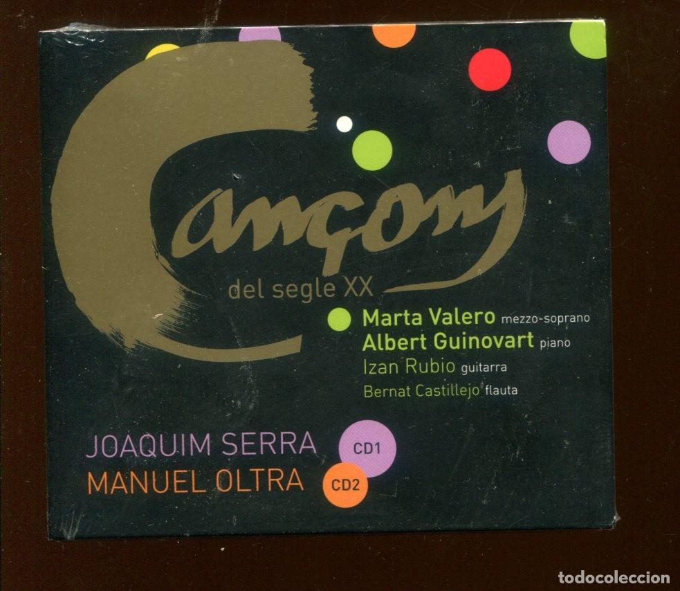 CDs de m&uacute;sica: Can&ccedil;ons. Manuel Oltra. Joaquim Serra. doble CD. 2. sardanes cantades. Guinovart.nou precintat