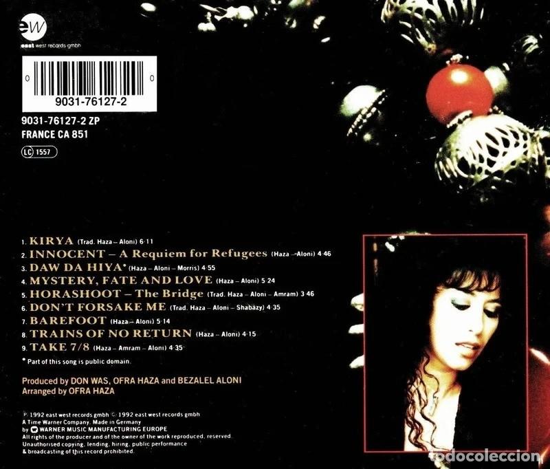 CDs de m&uacute;sica: OFRA HAZA. KIRYA. CD. - Foto 2