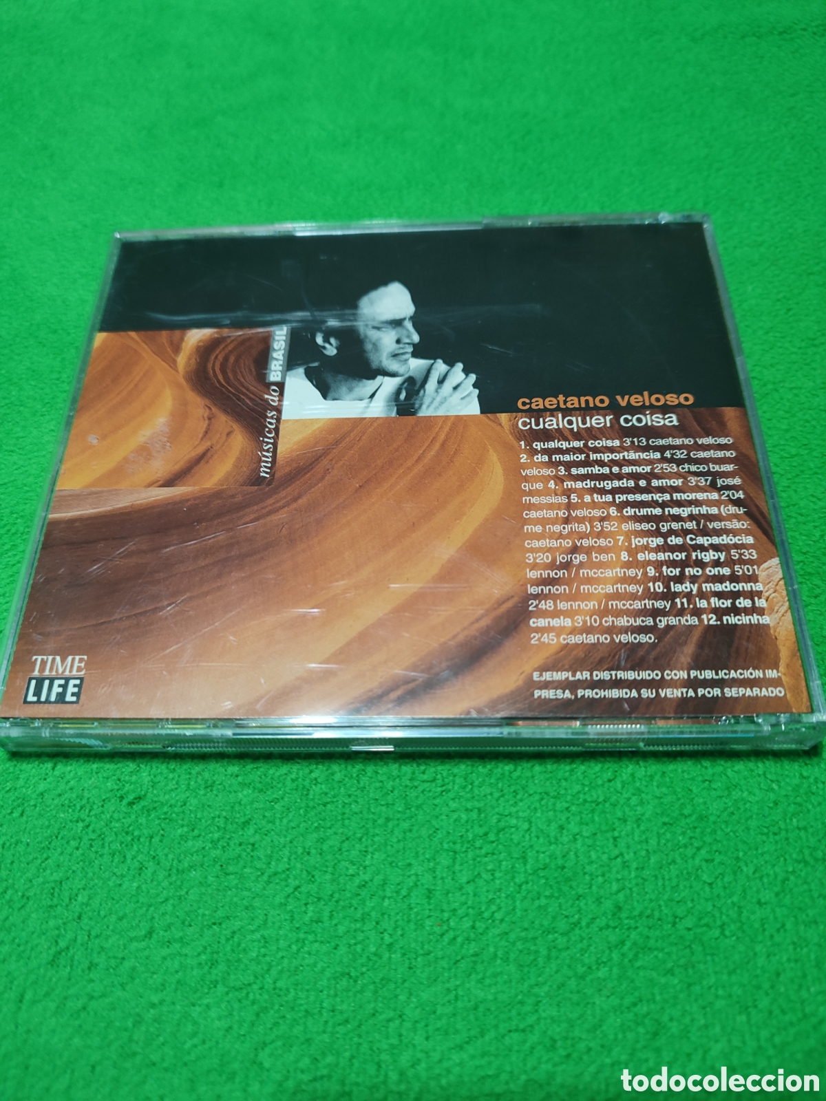 CDs de m&uacute;sica: Caetano Veloso - Qualquer coisa 1998 - Foto 3
