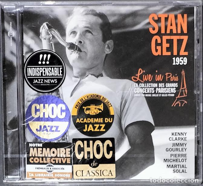 CDs de m&uacute;sica: Stan Getz - Live in Paris 1959 - CD Fr&eacute;meaux & Associ&eacute;s 2018. Nuevo, precintado.