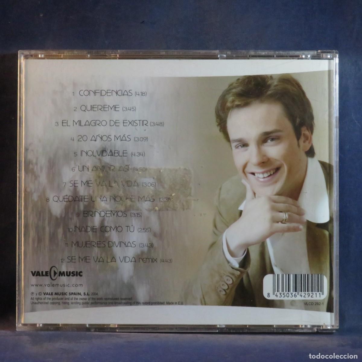 CDs de m&uacute;sica: VICENTE SEGU&Iacute; &ndash; CONFIDENCIAS - CD - Foto 2