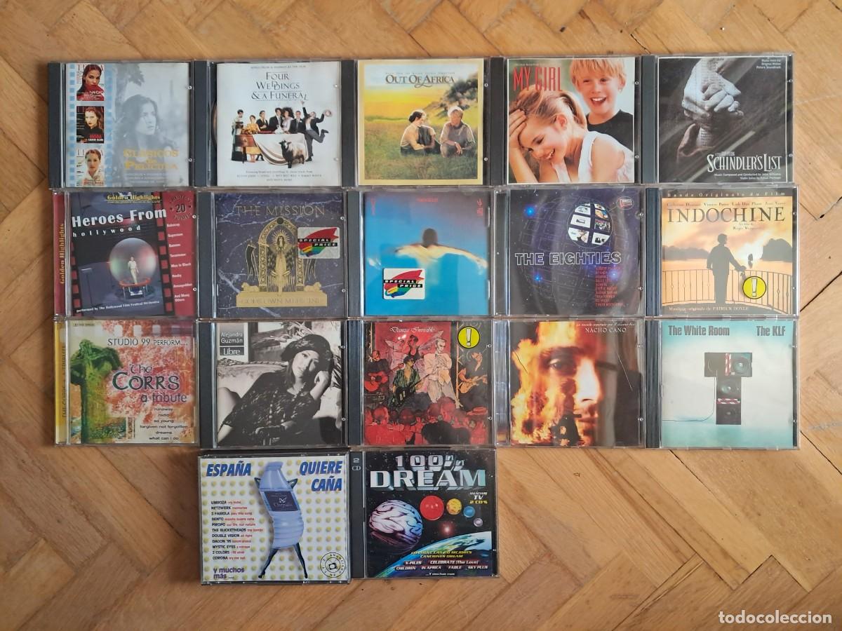 CDs de m&uacute;sica: Lote 17 Cd ́s M&uacute;sica Bandas sonoras, Pop, Dance y Electr&oacute;nica.