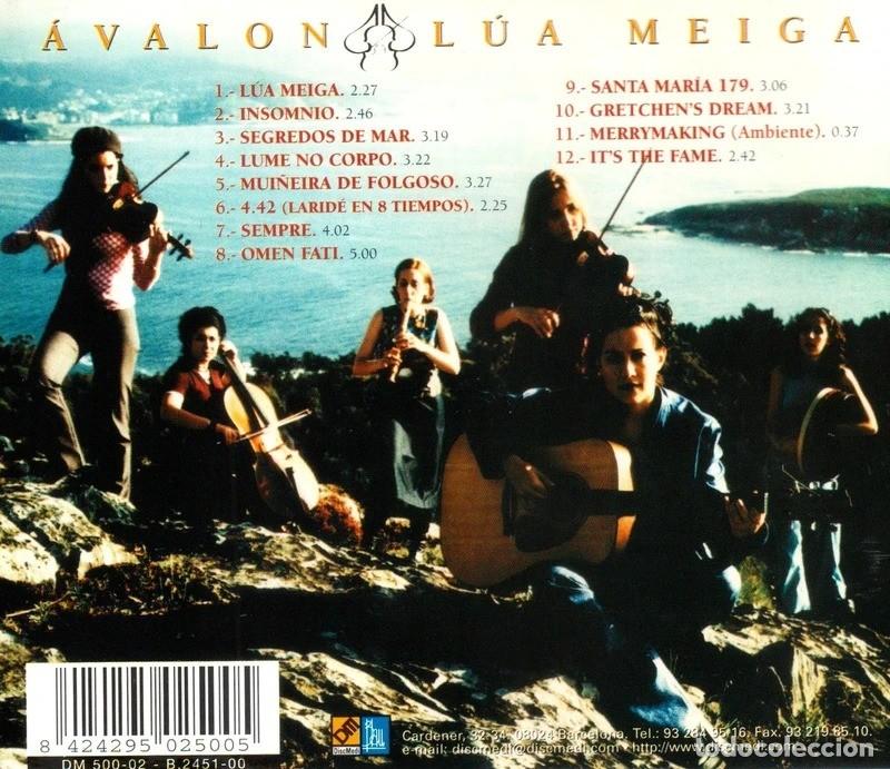 CDs de m&uacute;sica: AVALON. LUA MEIGA. FOLK. GALICIA. CD. - Foto 2
