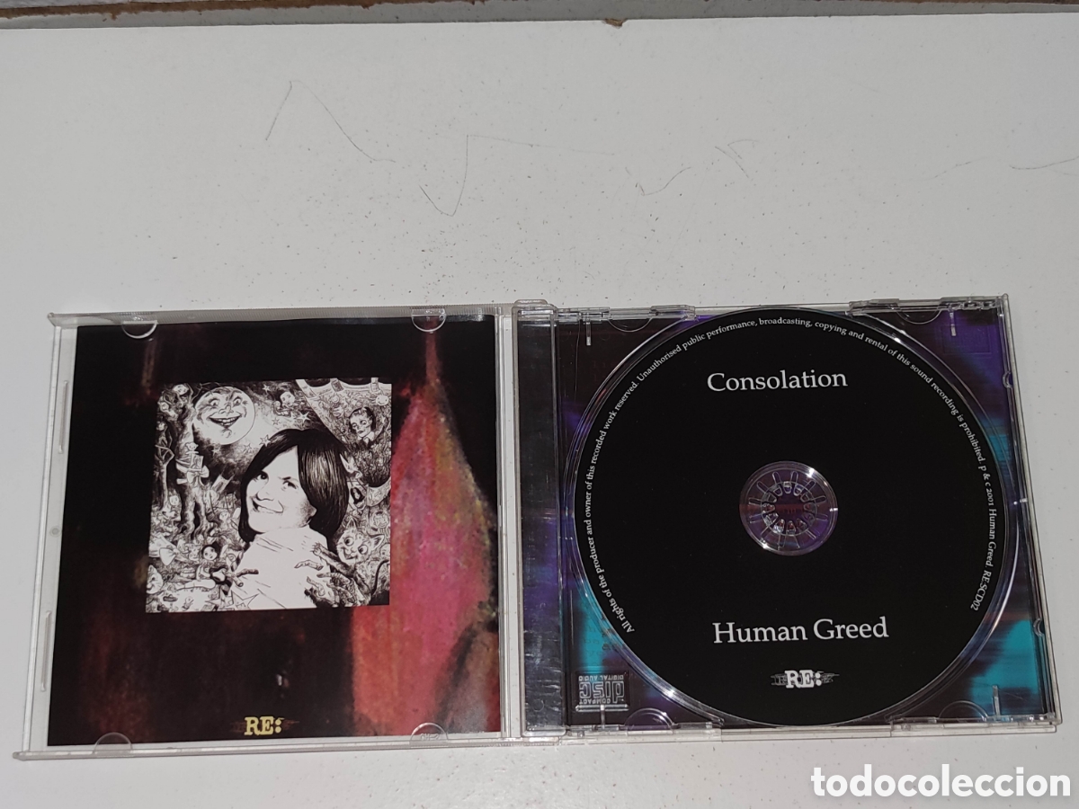 CDs de m&uacute;sica: Cd - Human Greed &ndash; Consolation - Electronic Estilo: Abstract, Noise, Experimental, Ambient - Foto 4