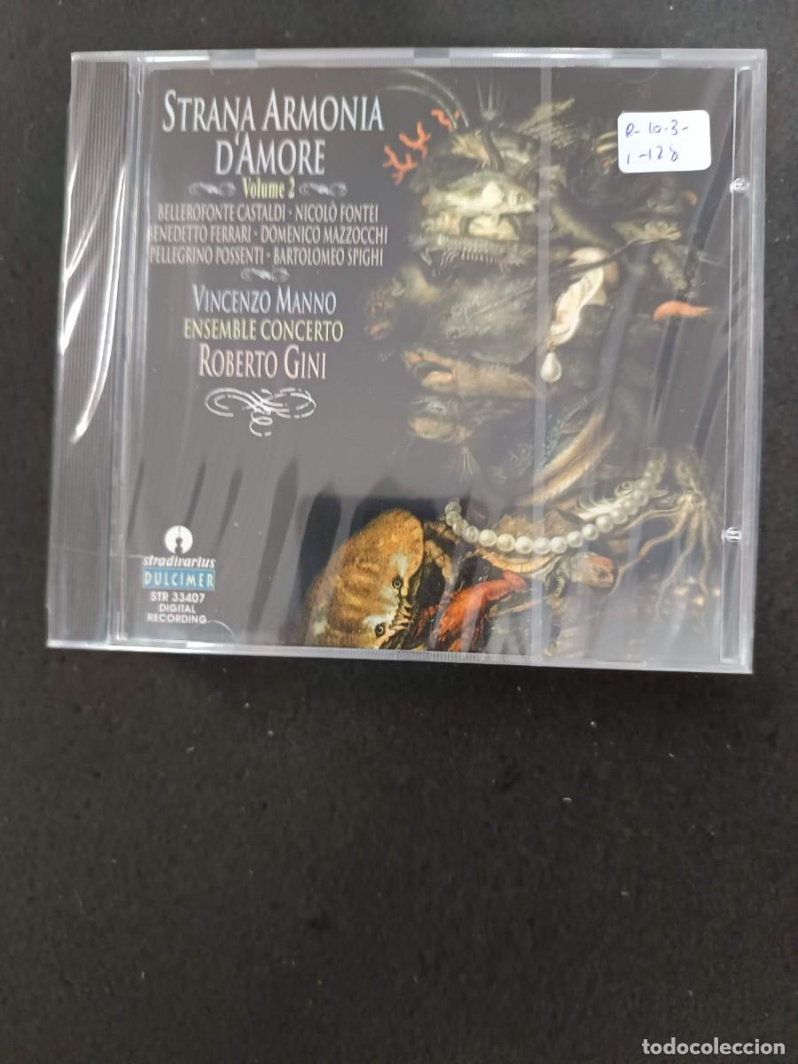 CDs de m&uacute;sica: STRANA ARMONIA D'AMORE. VOLUME 2. CASTALDI, POSSENTI, FERRARI, MAZZAOCCHI, FONTEI, SPIGHI. DIR: ROBE