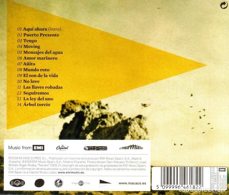 CDs de m&uacute;sica: MACACO. PUERTO PRESENTE. CD. - Foto 2