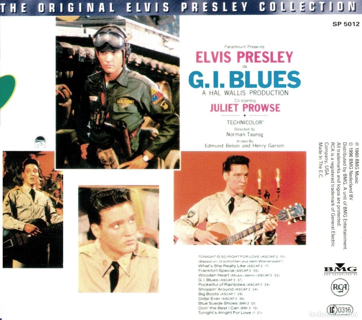 CDs de m&uacute;sica: ELVIS PRESLEY. G.I. BLUES. CD. - Foto 2