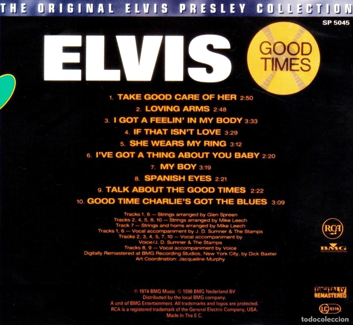 CDs de m&uacute;sica: ELVIS PRESLEY. GOLD TIMES. CD. - Foto 2