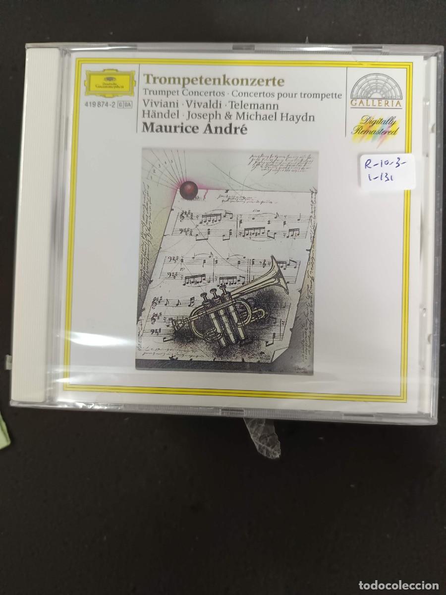 CDs de m&uacute;sica: TROMPETENKONZERTE: VIVIANI, VIVALDI, TELEMANN, H&Auml;NDEL, JOSEPH & MICHAEL HAYDN. TROMPETA: MAURICE AN