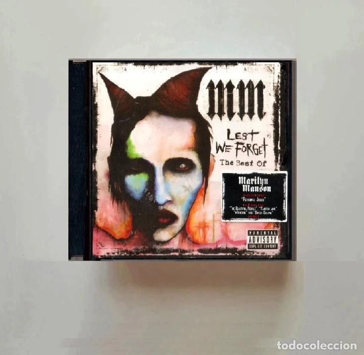 CDs de m&uacute;sica: MARILYN MANSON. BEST OF. LEST WE FORGOT. RECOPILATORIO. CD.