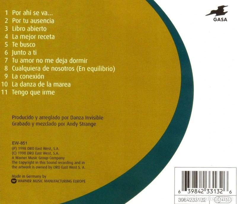 CDs de m&uacute;sica: DANZA INVISIBLE. EN EQUILIBRIO. CD. - Foto 2