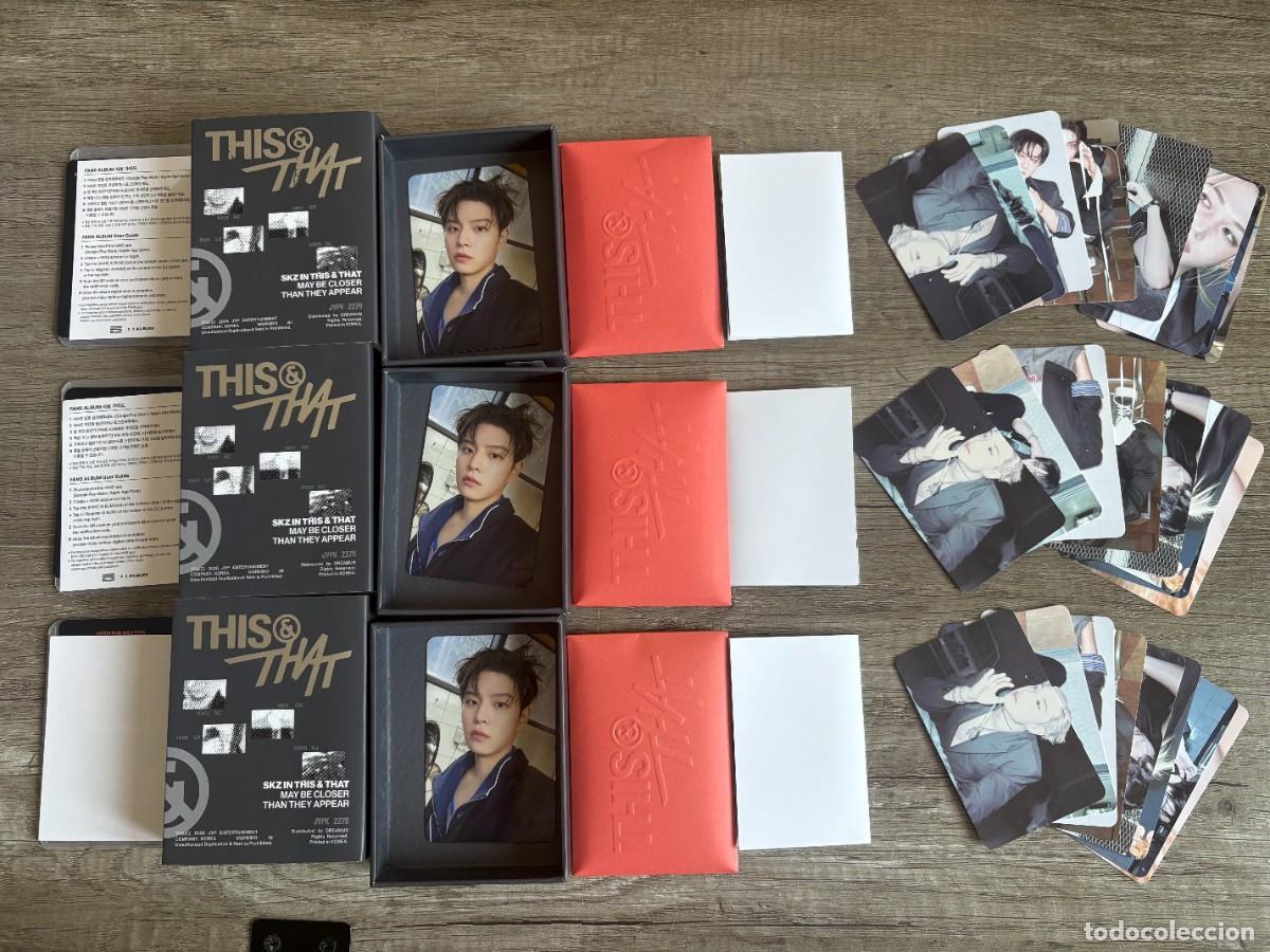 CDs de m&uacute;sica: Lote x3 &aacute;lbums This & That Fans version Stray Kids