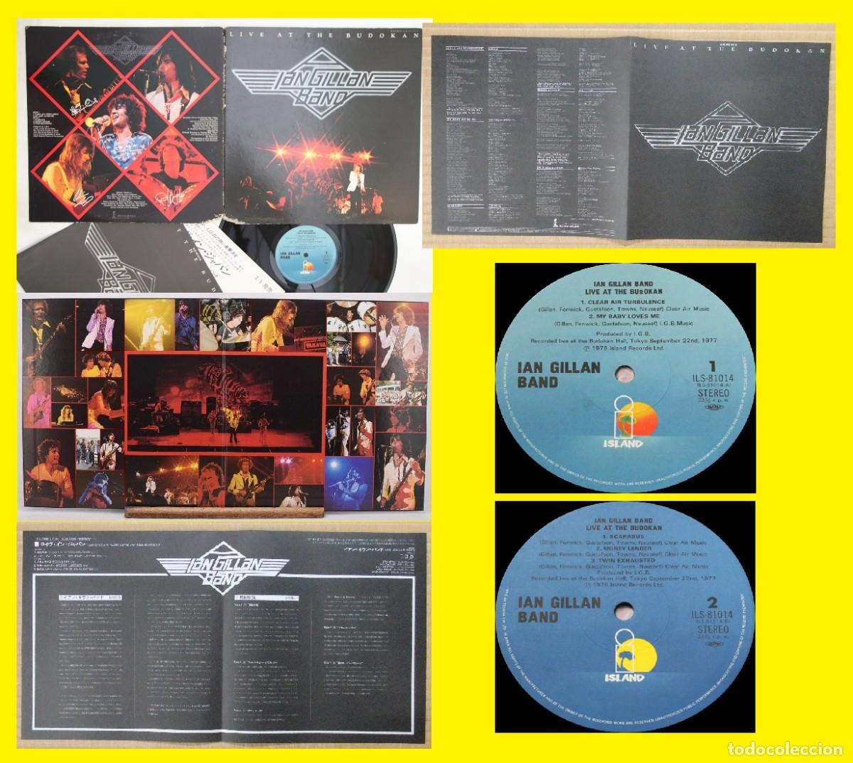 CDs de m&uacute;sica: DEEP PURPLE, IAN GILLAN Live At The Budokan 77 RARA,SOLIDA ORG EDT JAPAN + 4 PAG INSERTO + POSTER