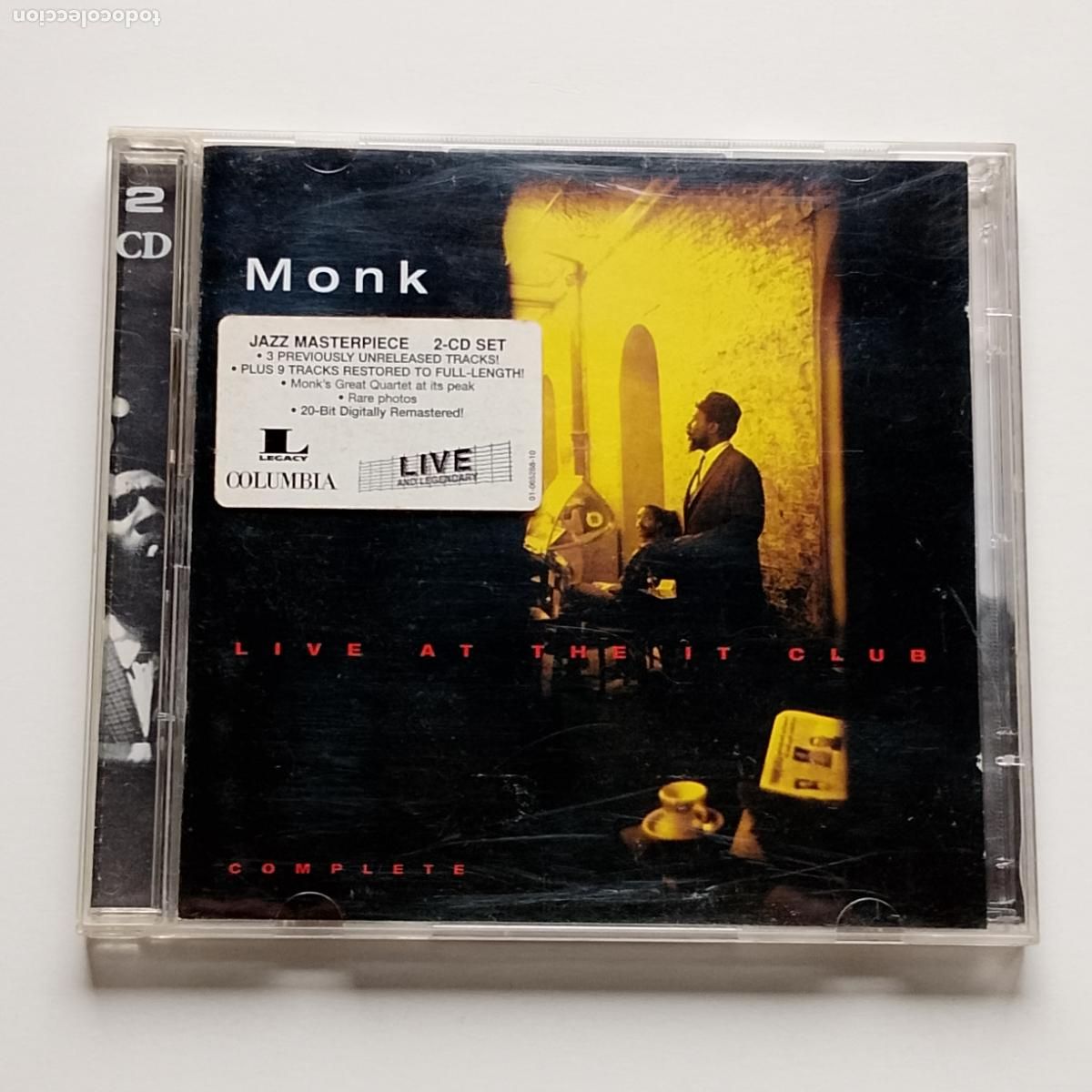 CDs de m&uacute;sica: Thelonious Monk-Live At The It Club. Complete (2xCD Columbia) Bill Evans, John Coltrane, Miles Davis