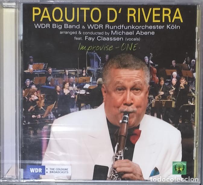CDs de m&uacute;sica: Paquito D'Rivera - Improvise-One - CD Connector 2007. Nuevo, precintado.