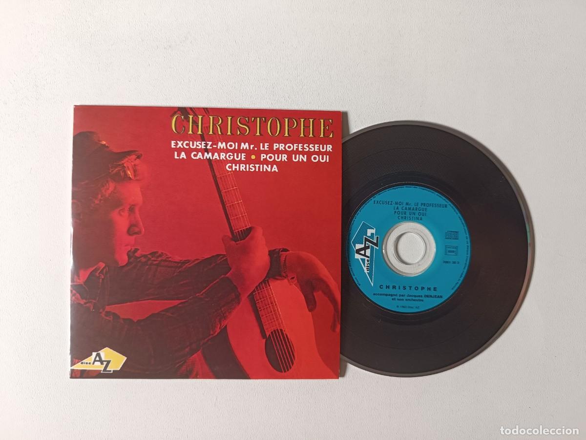 CDs de m&uacute;sica: CHRISTOPHE 'Excusez-Moi Mr. Le Professeur' CD EP 2000 Chanson 45 Tours De Collection 2001 20 2