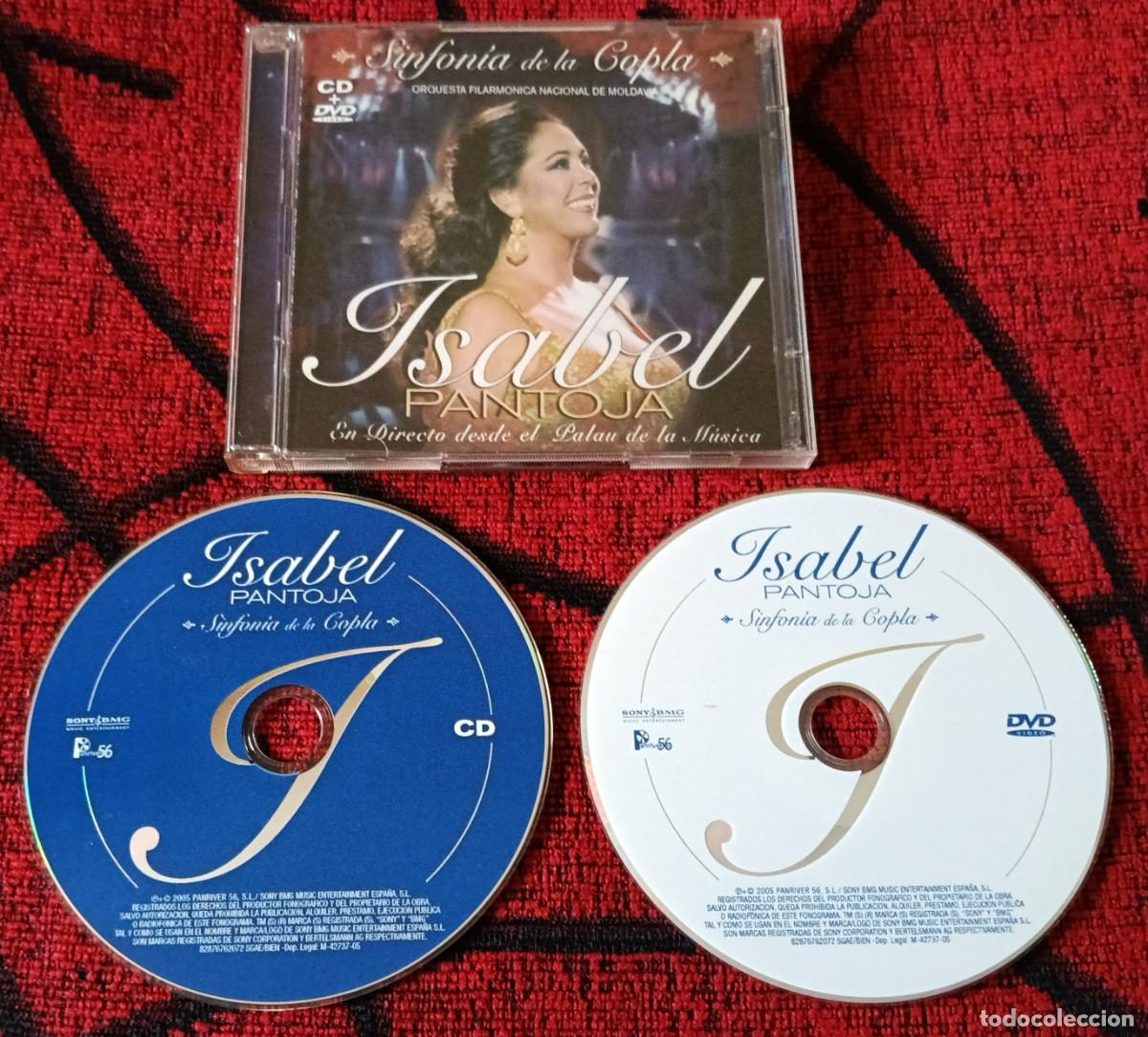 CDs de m&uacute;sica: ISABEL PANTOJA ** Sinfon&iacute;a De La Copla ** CD + DVD 2005