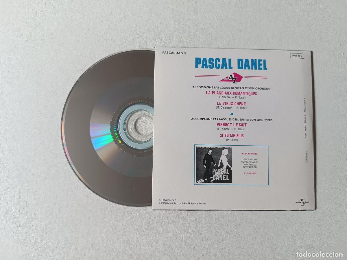 CDs de m&uacute;sica: PASCAL DANEL La Plage Aux Romantiques CD EP 2000 Chanson 45 Tours De Collection - Foto 2