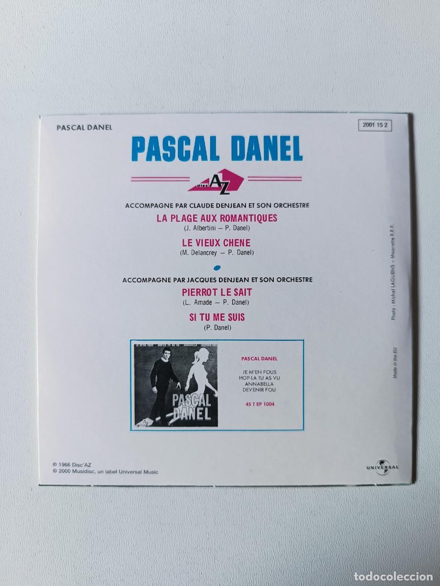 CDs de m&uacute;sica: PASCAL DANEL La Plage Aux Romantiques CD EP 2000 Chanson 45 Tours De Collection - Foto 3