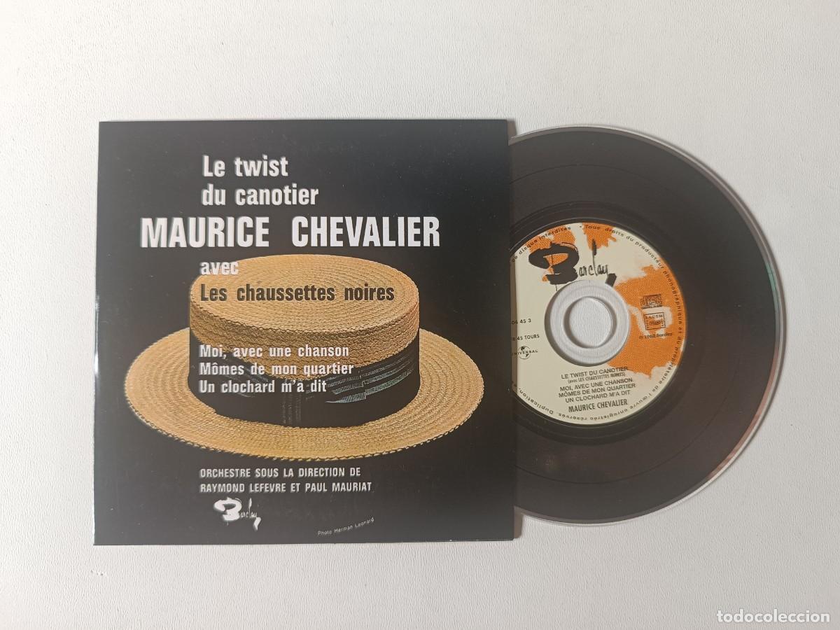 CDs de m&uacute;sica: MAURICE CHEVALIER 'Le Twist Du Canotier' CD EP 2001 Chanson 45 Tours De Collection avec Les Chausset