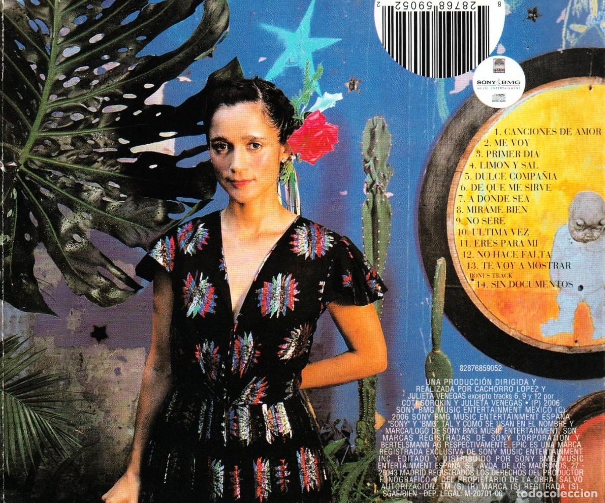 CDs de m&uacute;sica: JULIETA VENEGAS. LIMON Y SAL. CD. - Foto 2