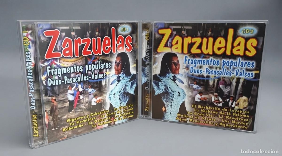CDs de m&uacute;sica: [2 CDS]. ZARZUELAS. FRAGMENTOS POPULARES. DUOS. PASACALLES. VALSES. [VOL1+VOL2].