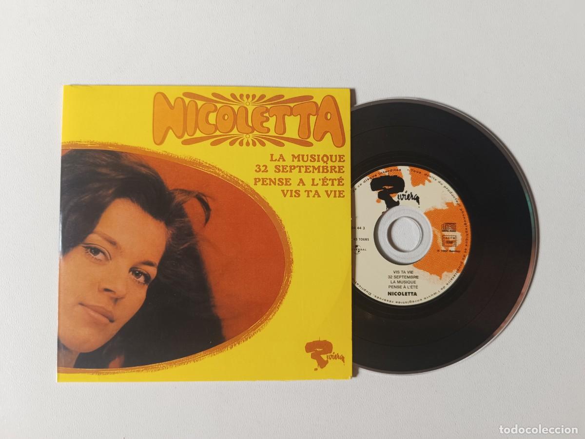 CDs de m&uacute;sica: NICOLETTA 'La Musique Vol. 2' CD EP 2001 Chanson 45 Tours De Collection Vis Ta Vie 32 Septembre