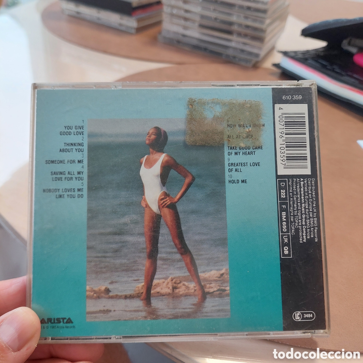 CDs de m&uacute;sica: CD Whitney Houston.Arista - Foto 2