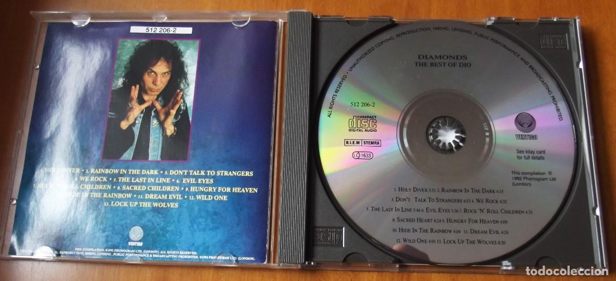 CDs de m&uacute;sica: CD Diamonds the Best- Dio - Foto 2