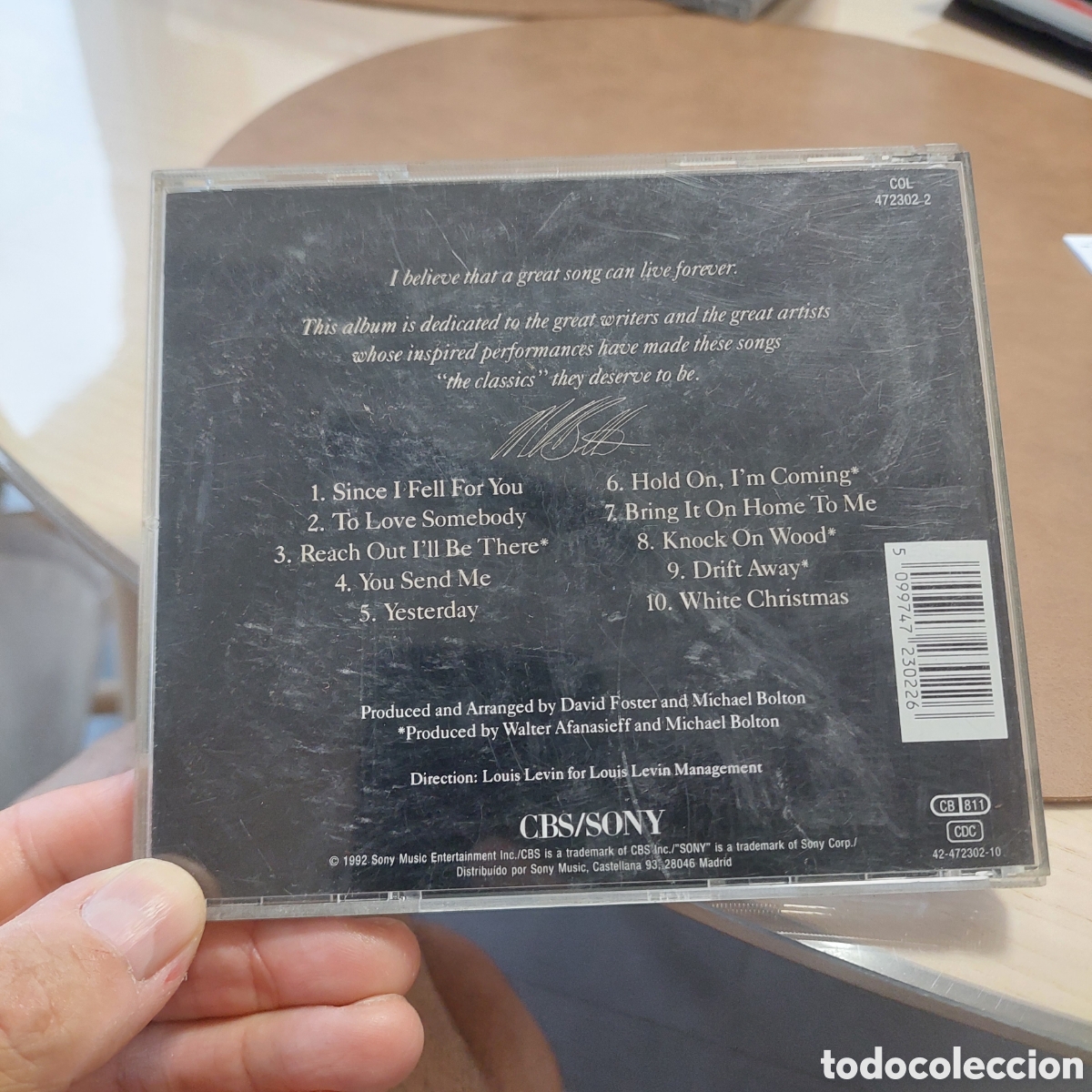 CDs de m&uacute;sica: CD Michael Bolton 1992. - Foto 2
