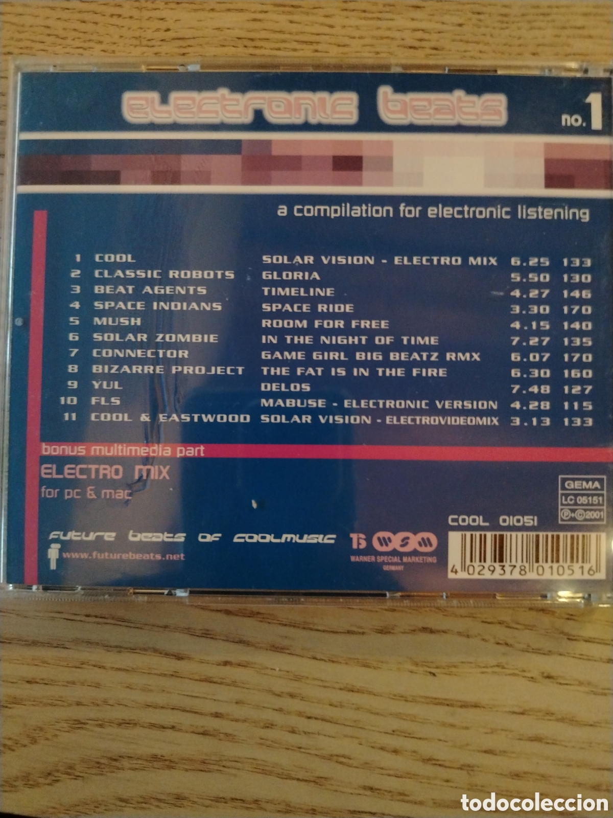 CDs de m&uacute;sica: Electronic Beats - Compilation for electronic Listening (Germany, 2001) - Foto 2