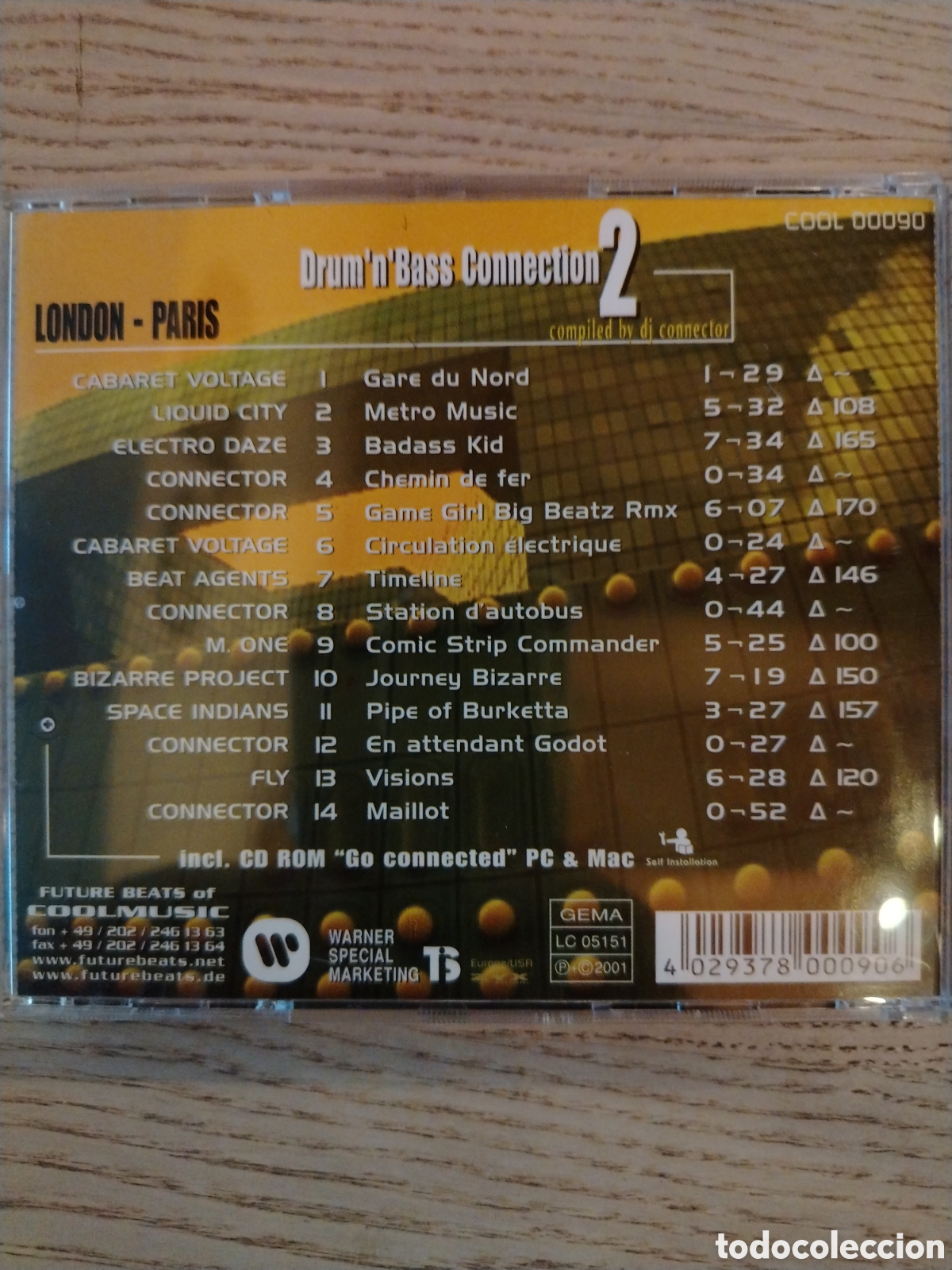 CDs de m&uacute;sica: DRUMN BASS CONNECTION 2 (Compiled Dj Connector) - Foto 2