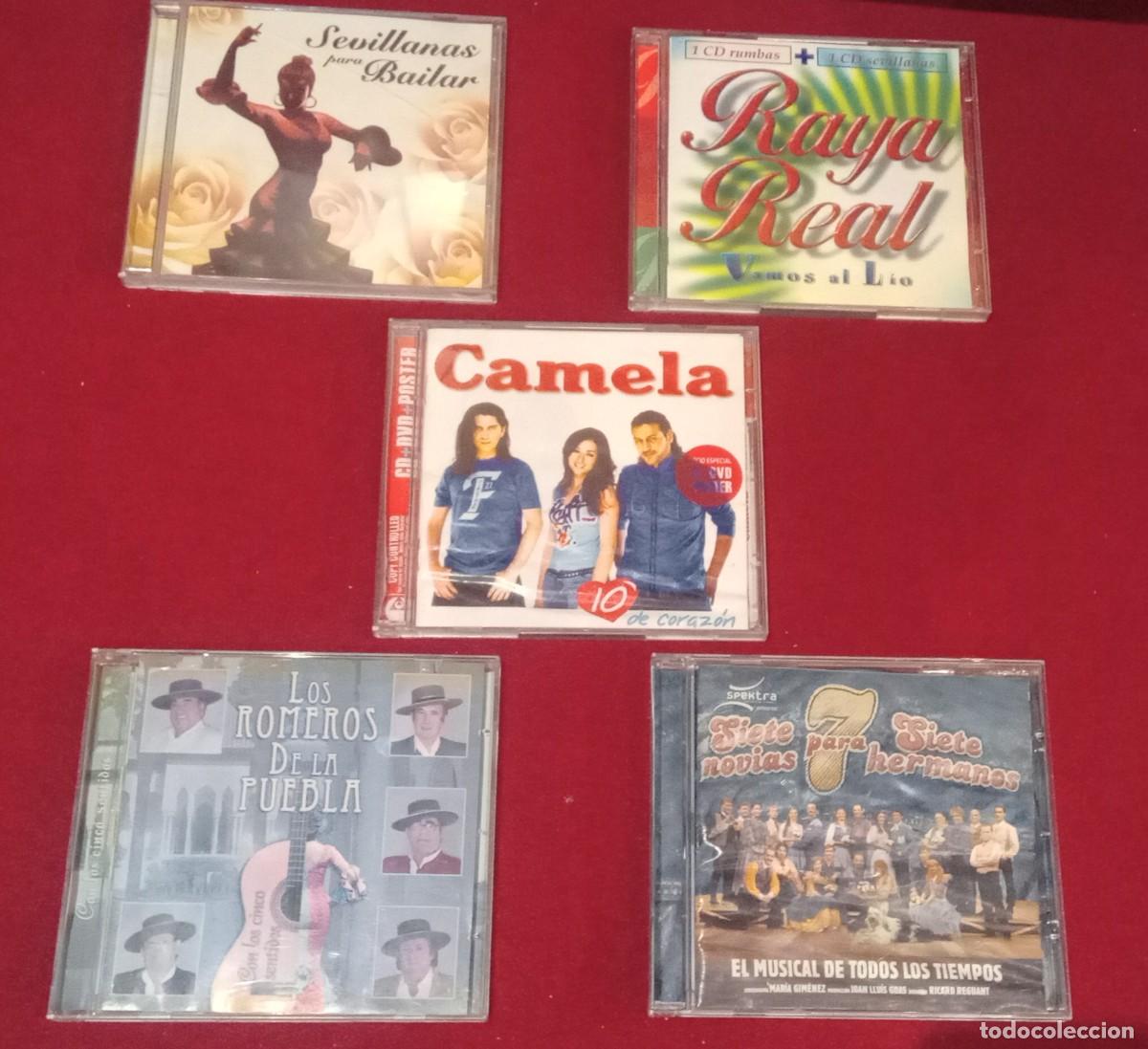CDs de m&uacute;sica: Camela-7 novias para 7 hermanos-Sevillanas-Romeros-Raya