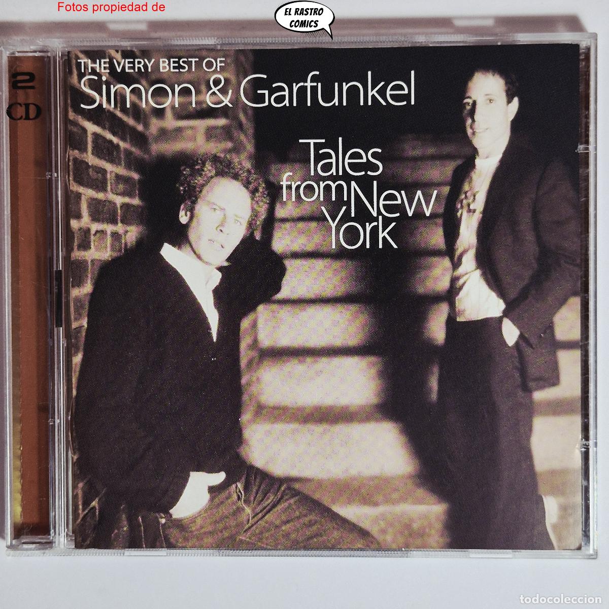 CDs de m&uacute;sica: Paul Simon & Garfunkel, Tales From New York, The Very Best Of Simon & Garfunkel, doble CD, 1999, mbe