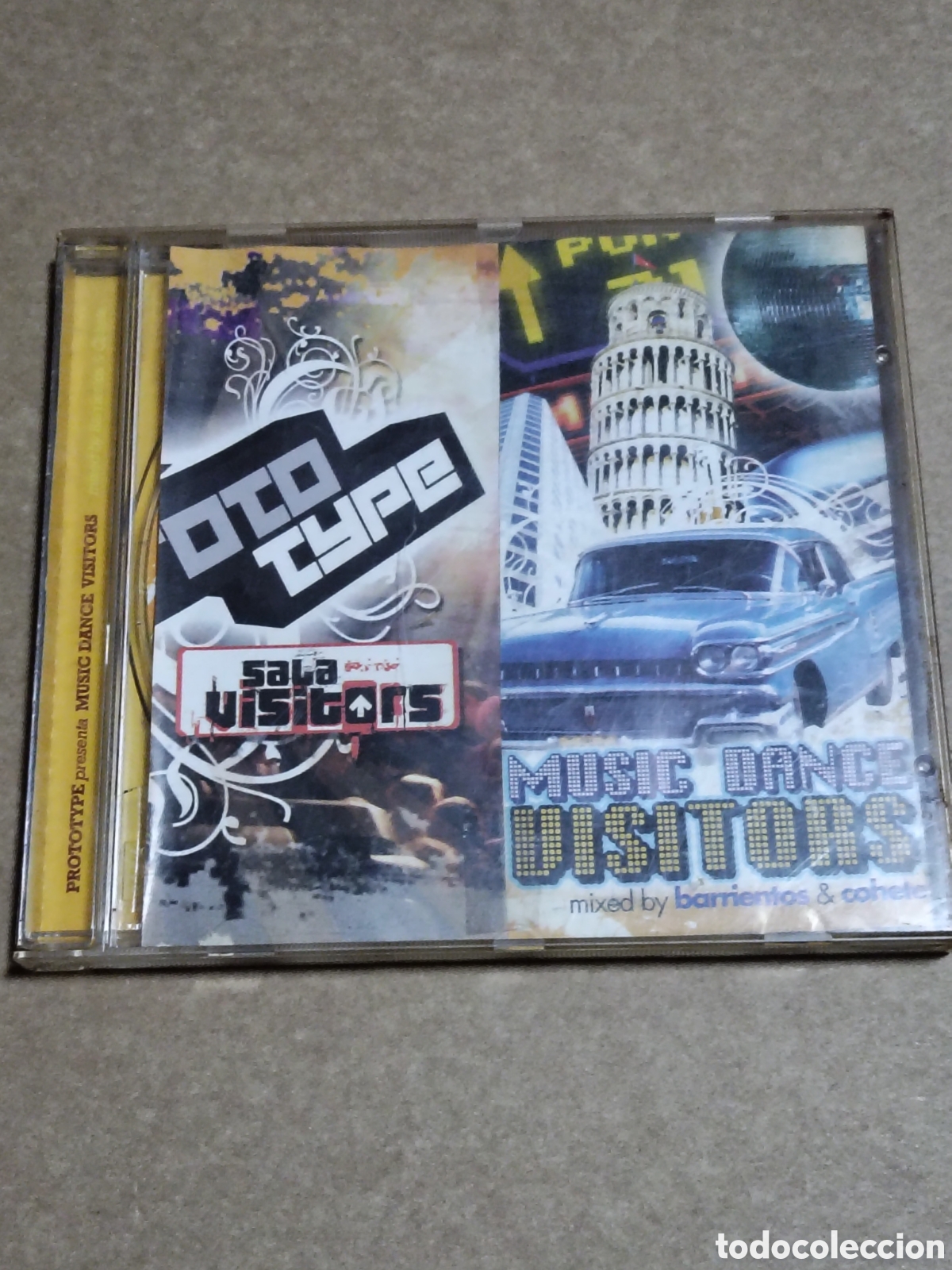CDs de m&uacute;sica: CD recopilatorio Music Dance Visitors Volumen 1, publicado en Espa&ntilde;a en 2005. [1, 2]