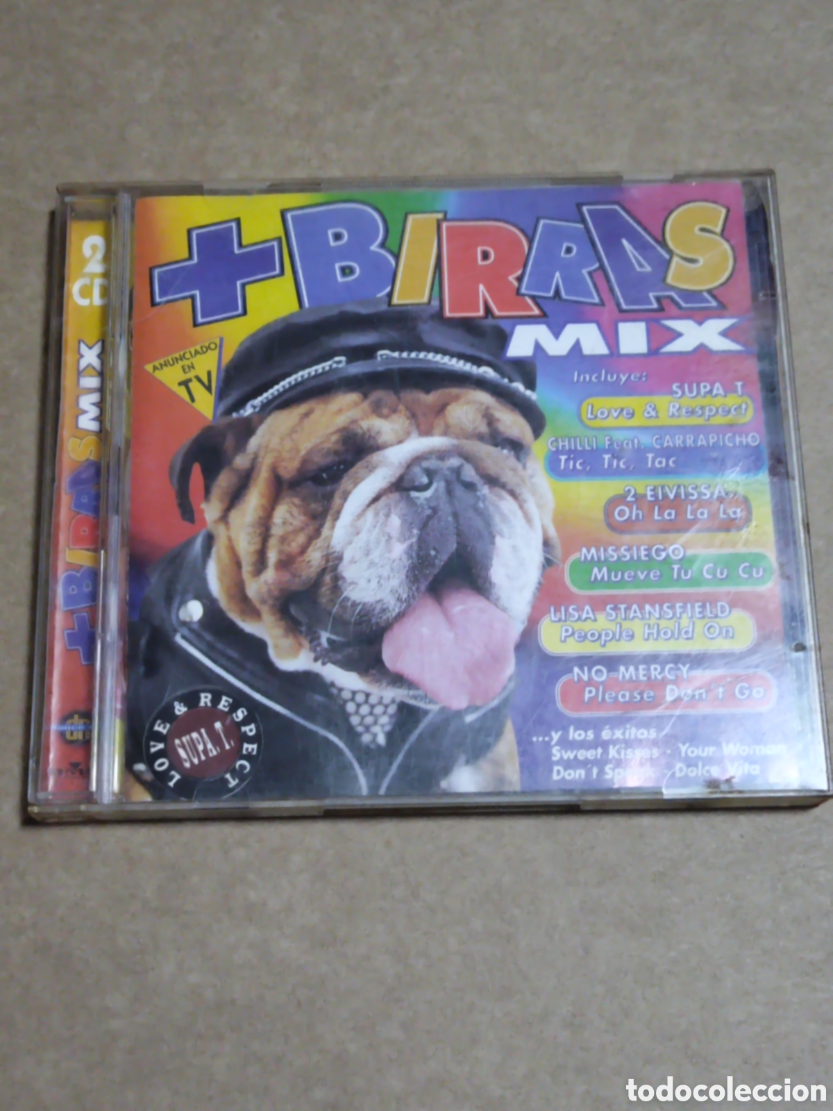 CDs de m&uacute;sica: CD recopilatorio de m&uacute;sica dance y pop titulado &rdquo;+ Birras Mix&rdquo;,