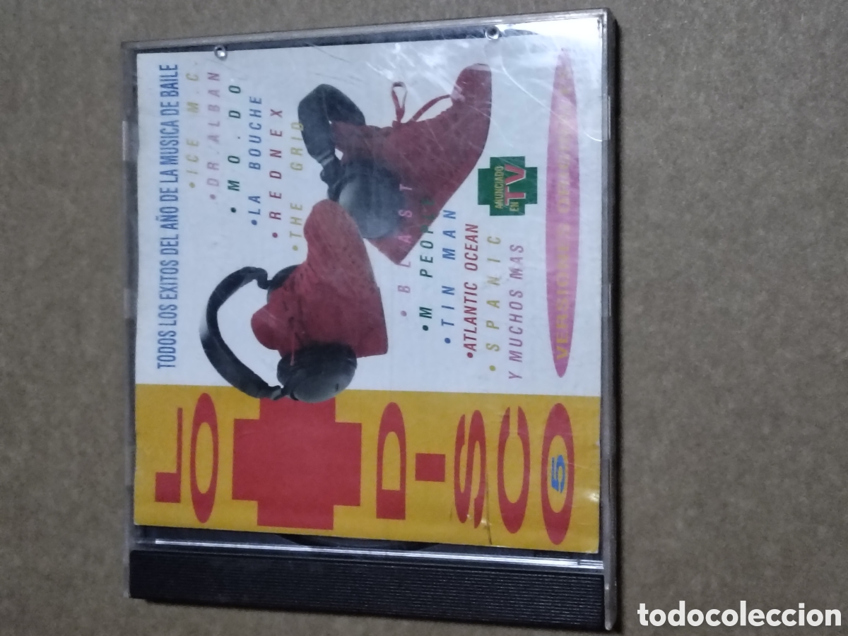 CDs de m&uacute;sica: recopilatorio de m&uacute;sica dance y eurodance titulado &rdquo;Lo + Disco 5&rdquo;,