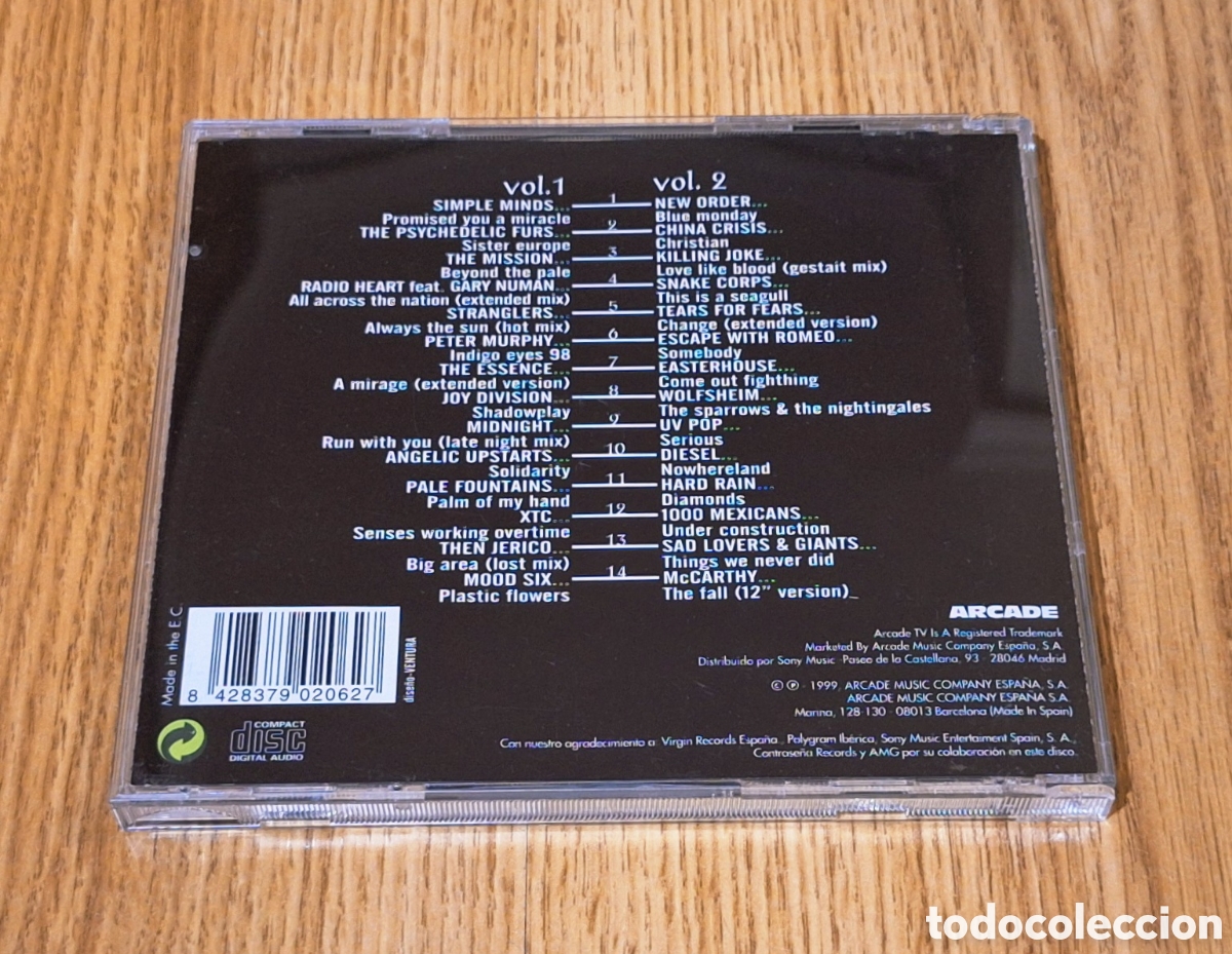 CDs de m&uacute;sica: Ceremony pop gotico 80s doble cd arcade 1999 - Foto 2