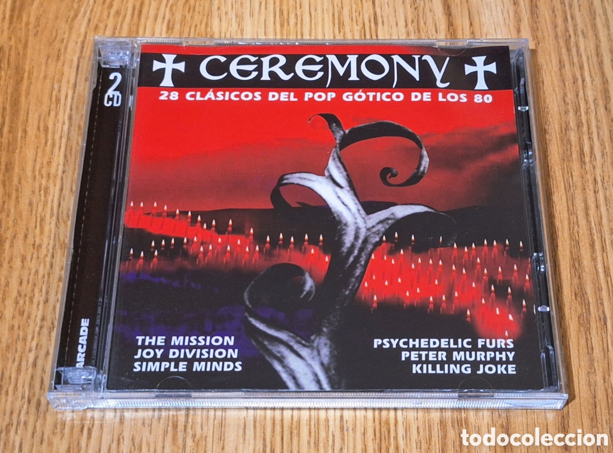 CDs de m&uacute;sica: Ceremony pop gotico 80's doble cd arcade 1999