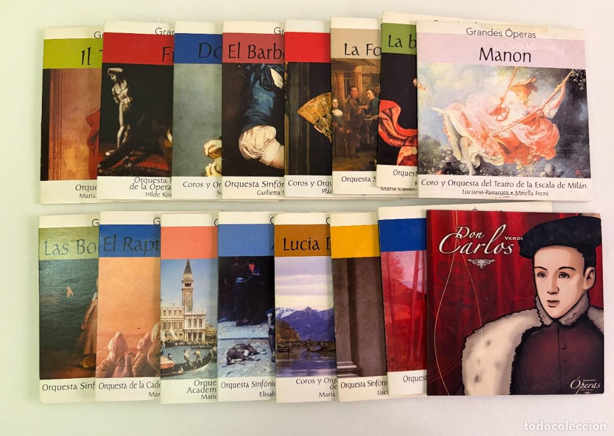 CDs de m&uacute;sica: Colecci&oacute;n 16 CD Grandes &Oacute;peras Alfadelta 2001 &ndash; Callas, Pavarotti, Verdi, Mozart