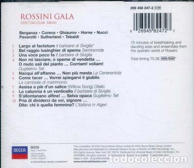 CDs de m&uacute;sica: Rossini Gala- 0028945824727
