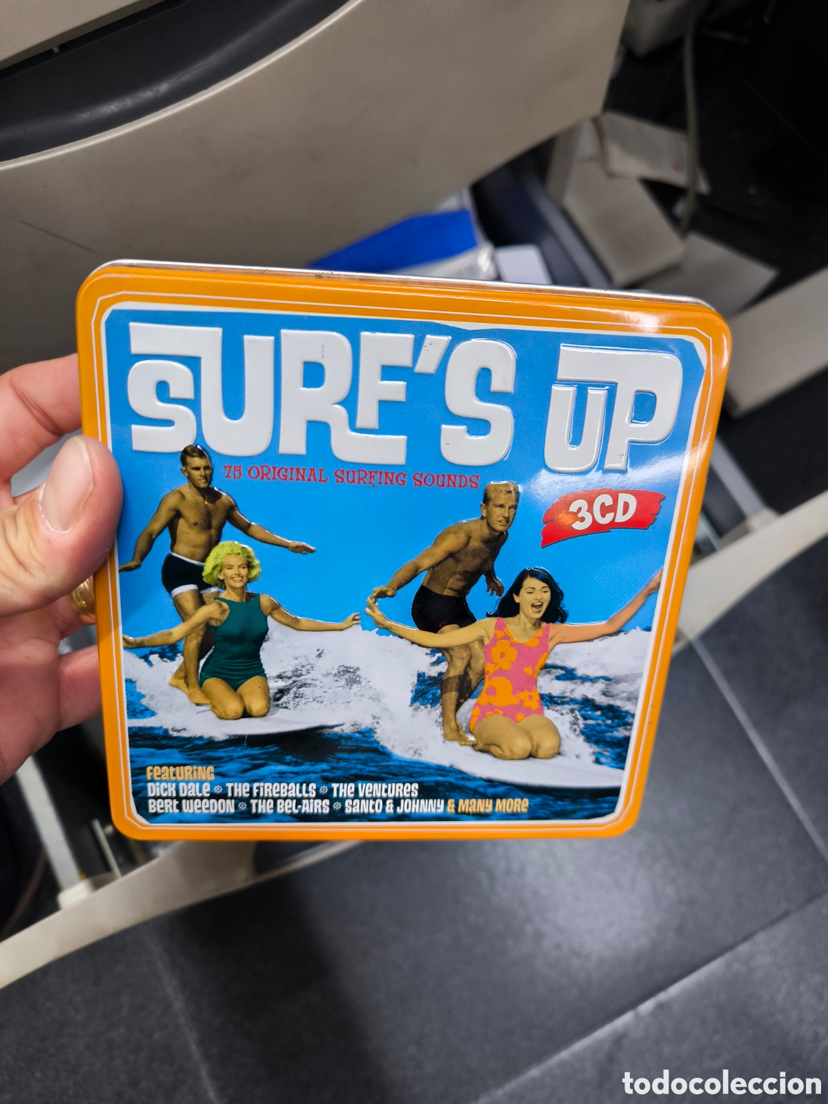 CDs de m&uacute;sica: 3 cd caja met&aacute;lica Surf's up